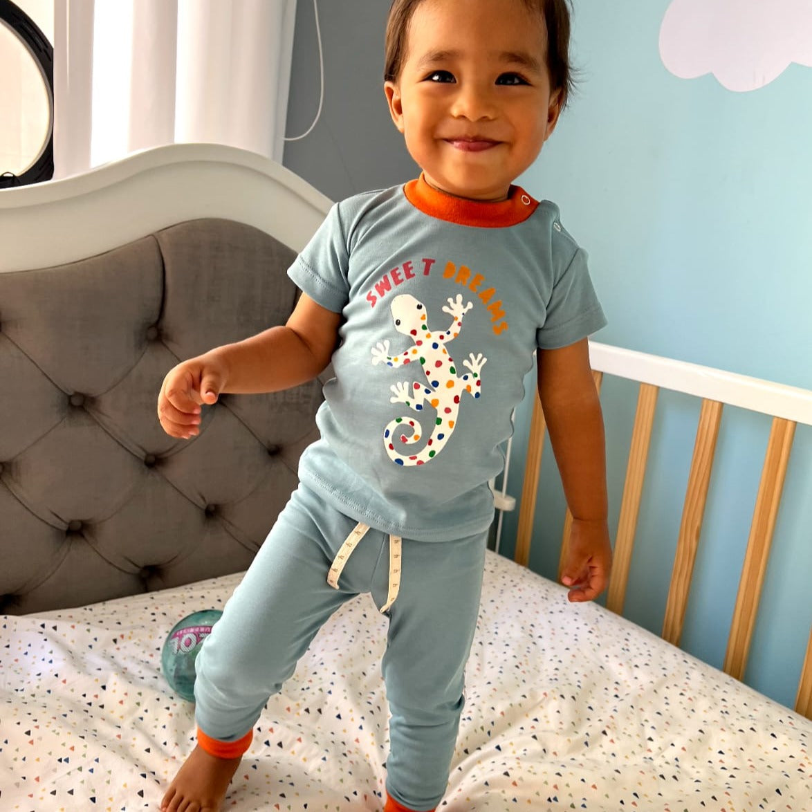 Pijama Manga corta 100 algodon hipoalergenico incahugs