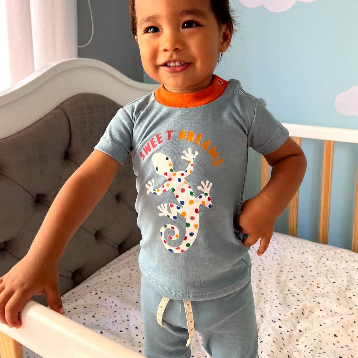 Pijama Manga corta 100 algodon hipoalergenico incahugs