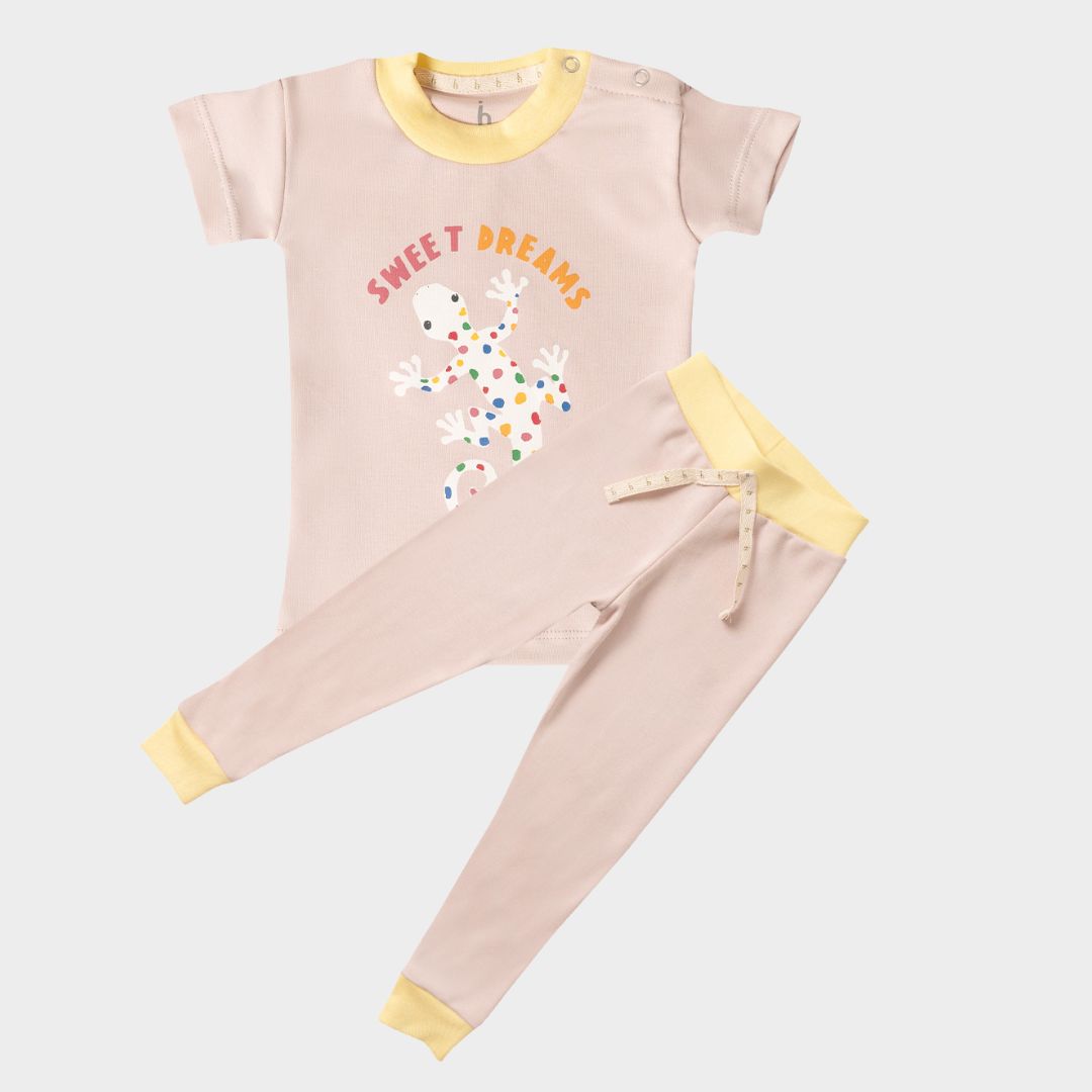 Pijama Manga corta 100 algodon hipoalergenico incahugs
